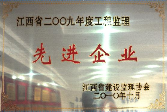 2009年度工程监理先进企业
